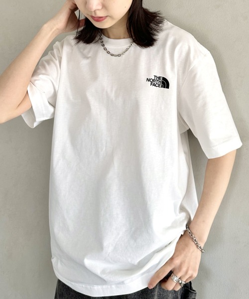 THE NORTH FACE（ザノースフェイス）の「国内未発売 THE NORTH FACE(ザ・ノースフェイス)/ワンポイントロゴ クルーネック 半袖 コットン Tシャツ/COTTON S/S R/TEE（Tシャツ/カットソー・レディース・ネイビー/ミント/ホワイト/ブラック・S/M/L/XL/XXL）」の17枚目の写真