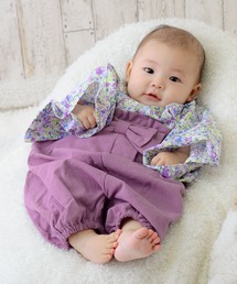 petite liberte（プチリベルテ）の「KIDS ベビー 袴セット 男の子 女の子 「野の花・すずらん・小花 全6柄」70cm/80cm/90cm　袴ロンパース [七五三　誕生日 記念日 お食い初め お宮参り]　袴ロンパース　赤ちゃん（その他ベビーウェア）」