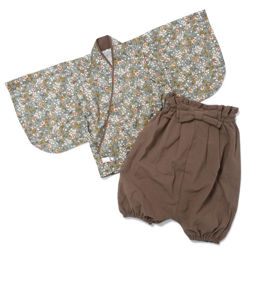 KIDS ベビー 袴セット 男の子 女の子 「野の花・すずらん・小花