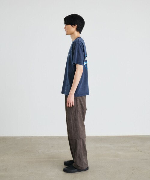 City Ambient Products（シティアンビエントプロダクツ）の「City Ambient Products: フラワー プリント フェード ピグメント Tシャツ（Tシャツ/カットソー・メンズ・ブラウン/ネイビー/チャコールグレー/ダークグレー・SMALL/MEDIUM/LARGE）」の14枚目の写真