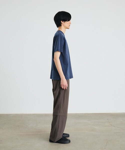 City Ambient Products（シティアンビエントプロダクツ）の「City Ambient Products: フラワー プリント フェード ピグメント Tシャツ（Tシャツ/カットソー・メンズ・ブラウン/ネイビー/チャコールグレー/ダークグレー・SMALL/MEDIUM/LARGE）」の16枚目の写真