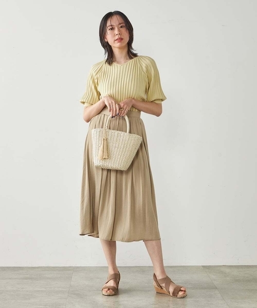 a.v.v（アーヴェヴェ）の「クロスゴムサンダル（サンダル・レディース・アイボリー/ブラック/オレンジ/ベージュ・22.5/23.5/24.5）」の9枚目の写真