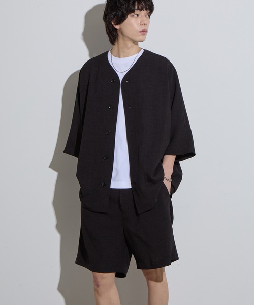 【SLICK/スリック】Reflax Canvas Two Tuck Shorts / リフラックスキャンバスツータックショーツ/ セットアップ対応/ ショートパンツ/ テック素材