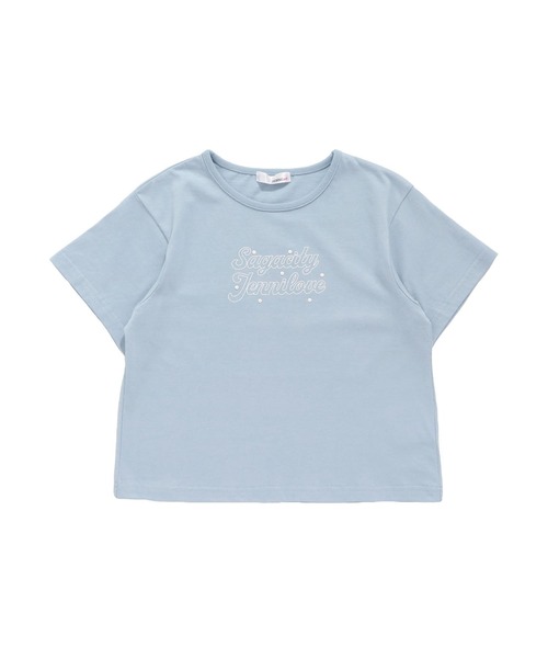 【LOW CLASSIC】LOVE PARK T-SHIRT◆ ジェニー着用 JENNI love（ジェニィラブ）の「レイヤード風肩あきTシャツ（T