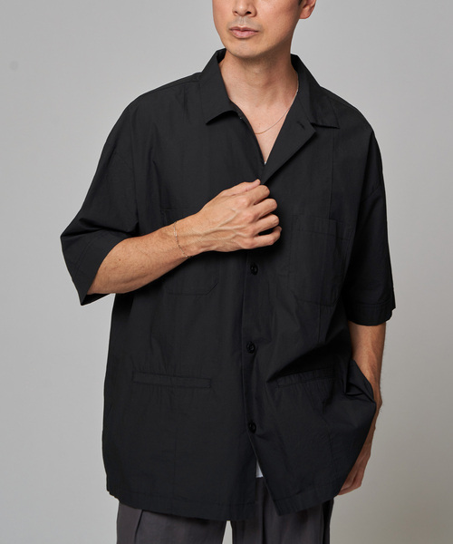 EDIFICE（エディフィス）の「GOLDEN MILLS INC. (ゴールデンミルズ インク) タイプライター キューバ シャツ（シャツ/ブラウス・メンズ・ブラック/ホワイト・SMALL/MEDIUM/LARGE）」の9枚目の写真