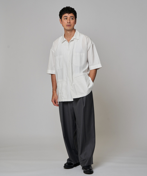 EDIFICE（エディフィス）の「GOLDEN MILLS INC. (ゴールデンミルズ インク) タイプライター キューバ シャツ（シャツ/ブラウス・メンズ・ブラック/ホワイト・SMALL/MEDIUM/LARGE）」の14枚目の写真