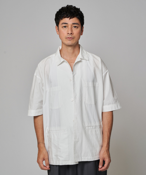 EDIFICE（エディフィス）の「GOLDEN MILLS INC. (ゴールデンミルズ インク) タイプライター キューバ シャツ（シャツ/ブラウス・メンズ・ブラック/ホワイト・SMALL/MEDIUM/LARGE）」の16枚目の写真