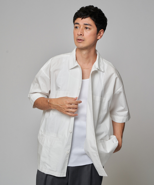 EDIFICE（エディフィス）の「GOLDEN MILLS INC. (ゴールデンミルズ インク) タイプライター キューバ シャツ（シャツ/ブラウス・メンズ・ブラック/ホワイト・SMALL/MEDIUM/LARGE）」の17枚目の写真