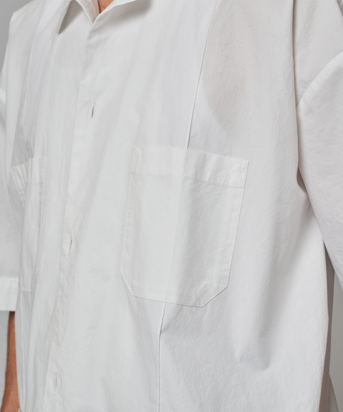 EDIFICE（エディフィス）の「GOLDEN MILLS INC. (ゴールデンミルズ インク) タイプライター キューバ シャツ（シャツ/ブラウス・メンズ・ブラック/ホワイト・SMALL/MEDIUM/LARGE）」の22枚目の写真