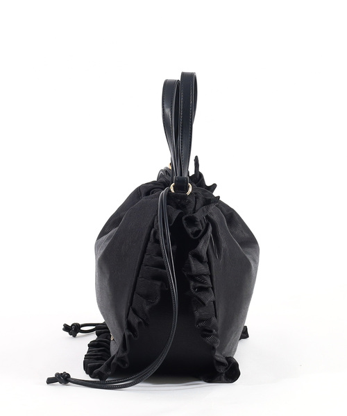 SMIR NASLI（サミールナスリ）の「フリル巾着ショルダーバッグ（ショルダーバッグ・レディース・シルバー/ブラック/ネイビー/パープル/ブラウン・FREE）」の16枚目の写真