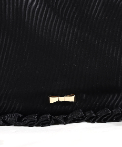 SMIR NASLI（サミールナスリ）の「フリル巾着ショルダーバッグ（ショルダーバッグ・レディース・シルバー/ブラック/ネイビー/パープル/ブラウン・FREE）」の8枚目の写真