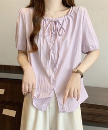 予約商品】レディースのシャツ/ブラウス（パープル/紫色系