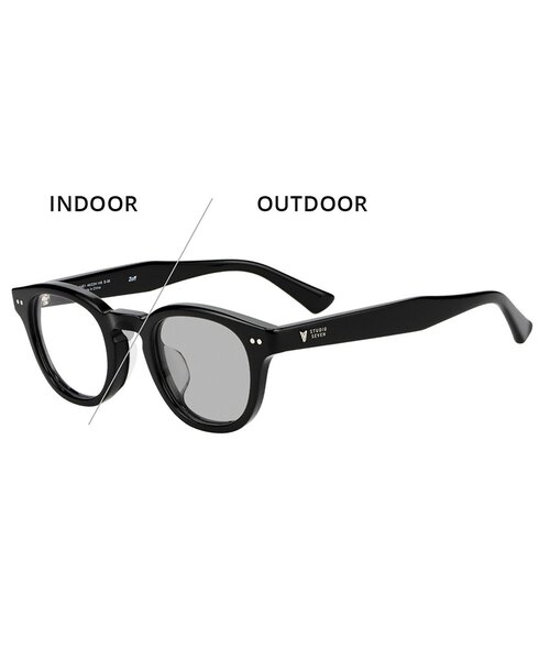 Zoff STUDIO SEVEN ブラック サングラス Zoff サングラス Zoff｜STUDIO SEVEN｜オーバル型 サングラス