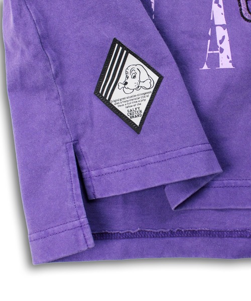 GALFY（ガルフィー）の「【GALFY/ガルフィー】必殺肉球パンチノースリーブ（Tシャツ/カットソー・メンズ・パープル/ホワイト/ブラック・L/XL）」の9枚目の写真