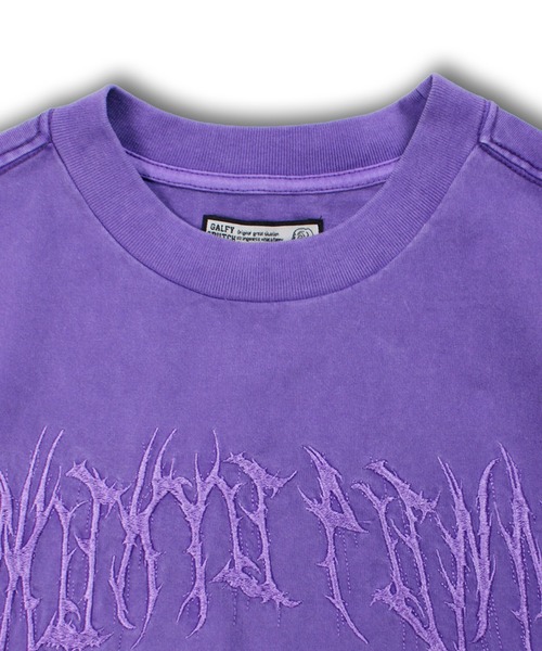 GALFY（ガルフィー）の「【GALFY/ガルフィー】必殺肉球パンチノースリーブ（Tシャツ/カットソー・メンズ・パープル/ホワイト/ブラック・L/XL）」の7枚目の写真