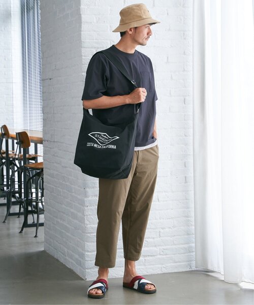 ikka(イッカ)の「ナイロンシンプルECOショルダーバッグ(ショルダーバッグ・メンズ・グレー/ブラック/ネイビー/グリーン・FREE)」の15枚目の写真