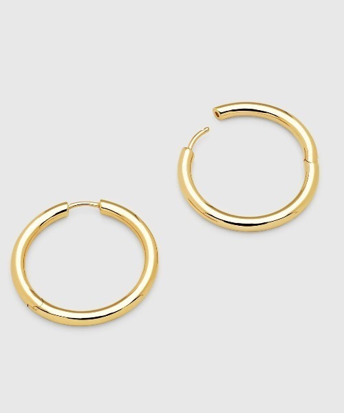 トムウッド classic hoop large gold ピアス 金（TOM WOOD