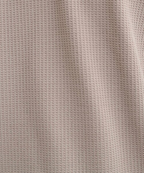 coen（コーエン）の「ワッフルショートスリーブＴシャツ（Tシャツ/カットソー・メンズ・オフホワイト/ダークグレー/ナチュラル・L/XL/M/S）」の19枚目の写真