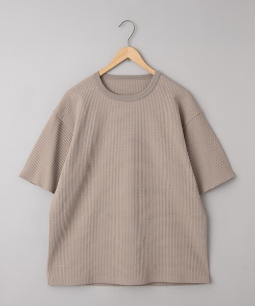 coen（コーエン）の「ワッフルショートスリーブＴシャツ（Tシャツ/カットソー・メンズ・オフホワイト/ダークグレー/ナチュラル・L/XL/M/S）」の20枚目の写真