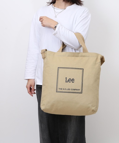Lee(リー)の「Lee elf 帆布2WAYショルダー(ショルダーバッグ・レディース・ブラウン/ホワイト/グレー/ブラック・FREE)」の7枚目の写真
