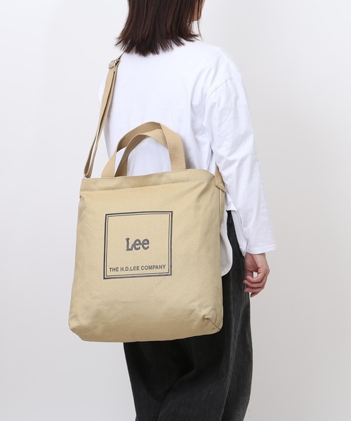 Lee(リー)の「Lee elf 帆布2WAYショルダー(ショルダーバッグ・レディース・ブラウン/ホワイト/グレー/ブラック・FREE)」の10枚目の写真