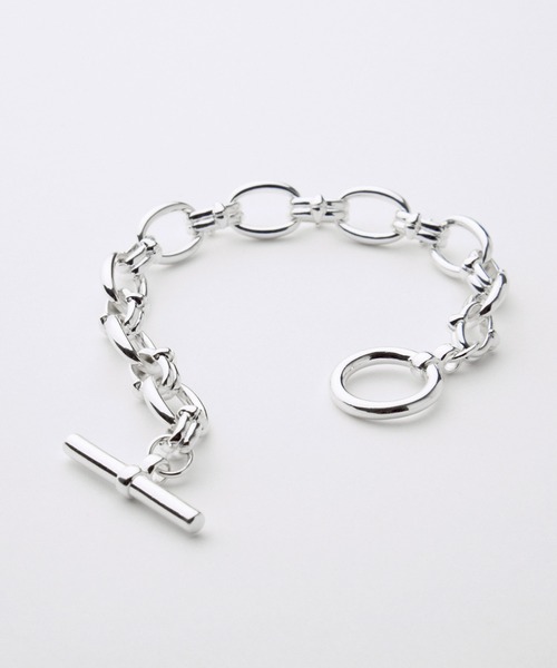 LUENNA】 Oval Double Ring Chain Bracelet / オーバルダブル