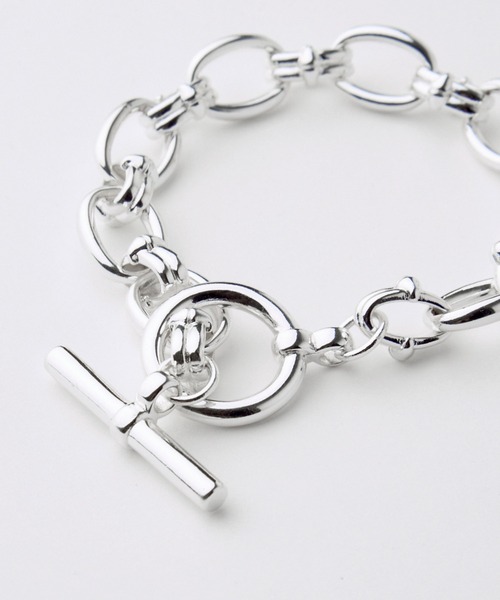 LUENNA】 Oval Double Ring Chain Bracelet / オーバルダブル