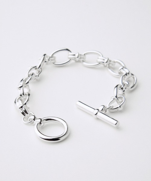 LUENNA（ルエナ）の「【LUENNA】 Oval Double Ring Chain Bracelet / オーバルダブルリングチェーンブレスレット（ブレスレット・メンズ・シルバー・FREE）」の17枚目の写真