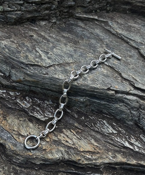 LUENNA（ルエナ）の「【LUENNA】 Oval Double Ring Chain Bracelet / オーバルダブルリングチェーンブレスレット（ブレスレット・メンズ・シルバー・FREE）」の19枚目の写真