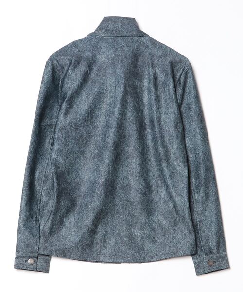 TORNADO MART（トルネードマート）の「ﾊｲﾃﾝｼｮﾝﾑﾗﾂｲﾙﾌﾟﾘﾝﾄｼｬﾂﾌﾞﾙｿﾞﾝ（ブルゾン・メンズ・グレー系その他/ネイビー・XXL/LL/L/M）」の3枚目の写真