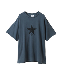 PIGMENT DYE STAR★ PRINT TEE