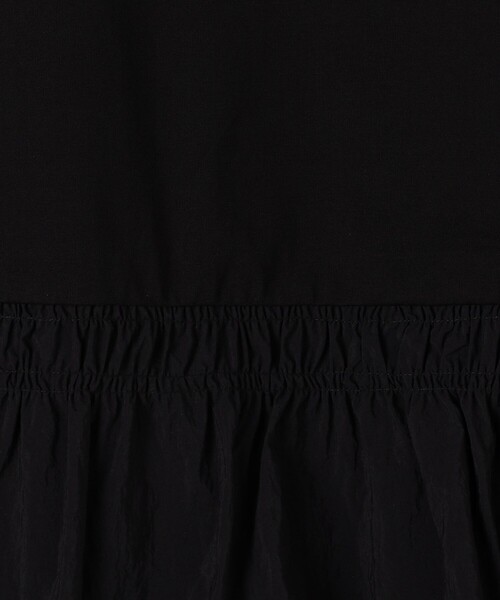 MACPHEE(マカフィー)の「コットンバックサテンコンビ バルーンTシャツ(Tシャツ/カットソー・レディース・カーキ/ブラック/ホワイト・S)」の11枚目の写真