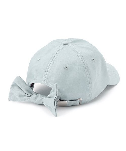 LOVETOXIC（ラブトキシック）の「【綿100％】バックリボンキャップ（キャップ・キッズ・アイボリー/サックスブルー/ブラウン/ブラック・F）」の6枚目の写真