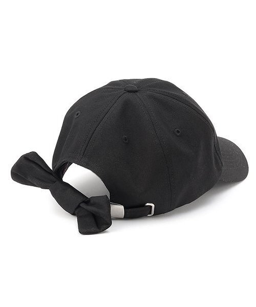 LOVETOXIC（ラブトキシック）の「【綿100％】バックリボンキャップ（キャップ・キッズ・アイボリー/サックスブルー/ブラウン/ブラック・F）」の7枚目の写真