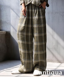 古着 フクゾー ウールパンツ レディース 緑 チェック柄 おしゃれ 26/66 楽天市場】チェック パンツ グリーン（レディースファッション