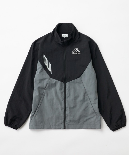 Kappa（カッパ）の「ウィンドジャケット（ナイロンジャケット・キッズ・グレー/ブラック/ネイビー・160/150/140/130）」の3枚目の写真