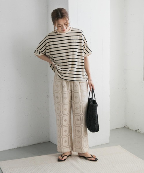 URBAN RESEARCH DOORS（アーバンリサーチドアーズ）の「ブークレボーダープルオーバー（Tシャツ/カットソー・レディース・ブルー系その他/ブラック系その他/ホワイト系その他・MEDIUM）」の14枚目の写真