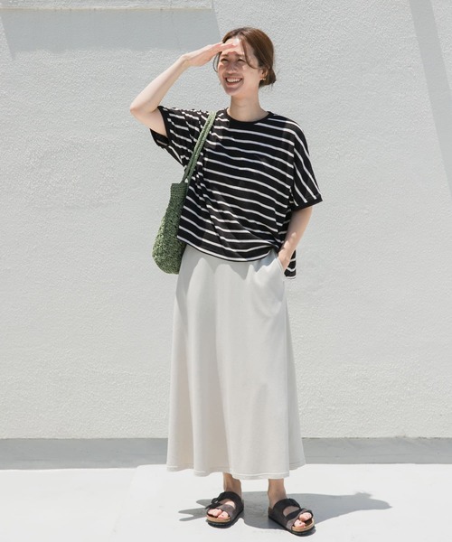 URBAN RESEARCH DOORS（アーバンリサーチドアーズ）の「ブークレボーダープルオーバー（Tシャツ/カットソー・レディース・ブルー系その他/ブラック系その他/ホワイト系その他・MEDIUM）」の21枚目の写真