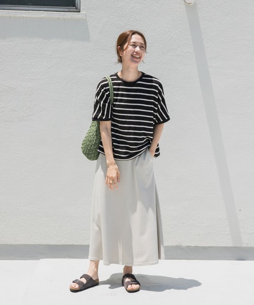 URBAN RESEARCH DOORS（アーバンリサーチドアーズ）の「ブークレボーダープルオーバー（Tシャツ/カットソー・レディース・ブルー系その他/ブラック系その他/ホワイト系その他・MEDIUM）」の22枚目の写真