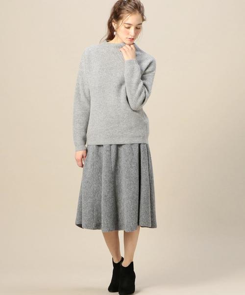 BEAUTY&YOUTH UNITED ARROWS(ビューティーアンドユースユナイテッドアローズ)の「BY アンゴラアゼ ボトルネックニット◆(ニット/セーター・レディース・オフホワイト/ライトグレー/モカ/レッド・フリー)」の11枚目の写真