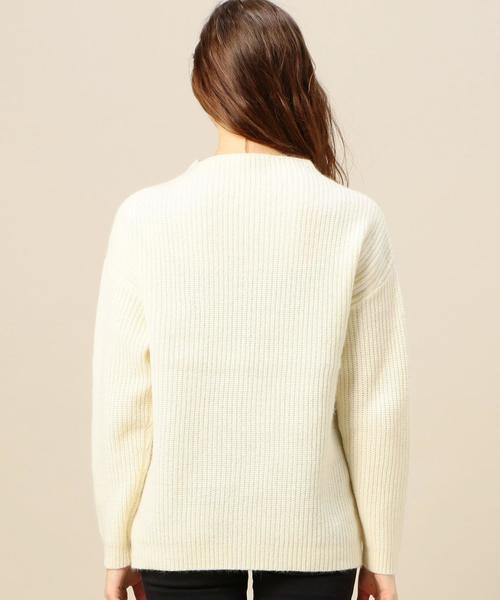 BEAUTY&YOUTH UNITED ARROWS(ビューティーアンドユースユナイテッドアローズ)の「BY アンゴラアゼ ボトルネックニット◆(ニット/セーター・レディース・オフホワイト/ライトグレー/モカ/レッド・フリー)」の15枚目の写真