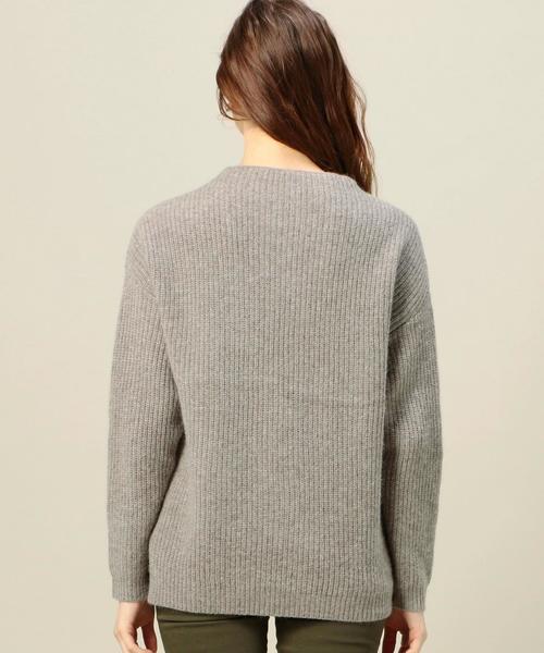 BEAUTY&YOUTH UNITED ARROWS(ビューティーアンドユースユナイテッドアローズ)の「BY アンゴラアゼ ボトルネックニット◆(ニット/セーター・レディース・オフホワイト/ライトグレー/モカ/レッド・フリー)」の6枚目の写真