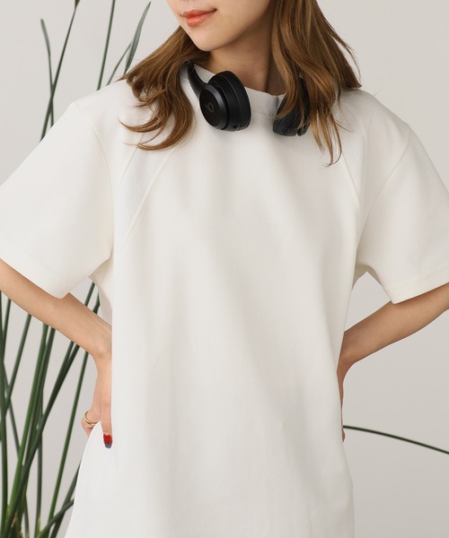 ROOPTOKYO(ループトウキョウ)の「クルーネック半袖スウェット メンズ 夏物 夏服(スウェット・メンズ・ホワイト/グレー/ブラック・L/M)」の2枚目の写真
