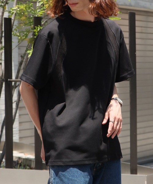 ROOPTOKYO(ループトウキョウ)の「クルーネック半袖スウェット メンズ 夏物 夏服(スウェット・メンズ・ホワイト/グレー/ブラック・L/M)」の9枚目の写真
