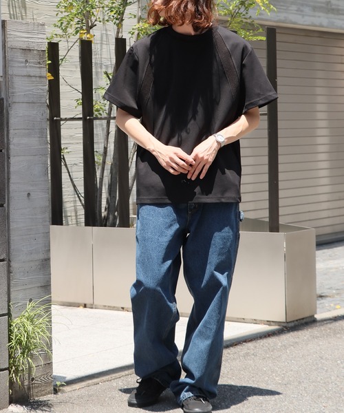 ROOPTOKYO(ループトウキョウ)の「クルーネック半袖スウェット メンズ 夏物 夏服(スウェット・メンズ・ホワイト/グレー/ブラック・L/M)」の11枚目の写真