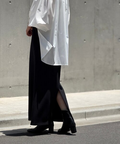 BEARDSLEY（ビアズリー）の「ダブルクロスタイトスカート（スカート・レディース・ブラック/グレー・FREE）」の5枚目の写真