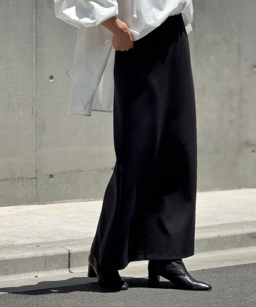 BEARDSLEY（ビアズリー）の「ダブルクロスタイトスカート（スカート・レディース・ブラック/グレー・FREE）」の7枚目の写真