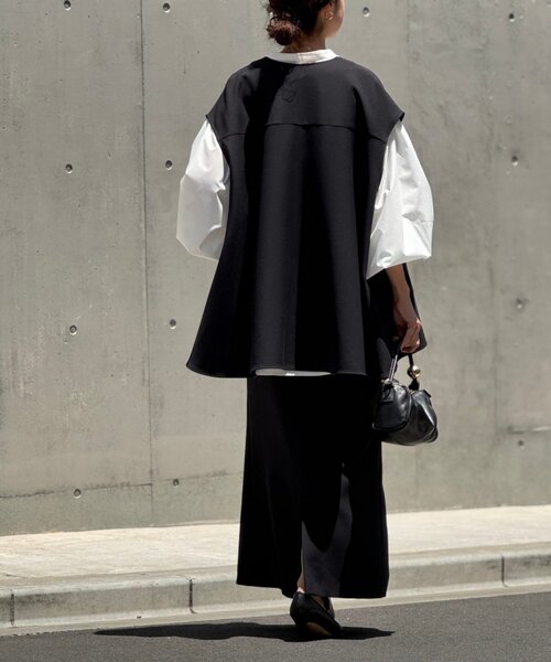 BEARDSLEY（ビアズリー）の「ダブルクロスタイトスカート（スカート・レディース・ブラック/グレー・FREE）」の12枚目の写真