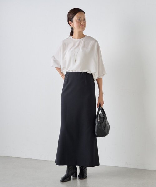 BEARDSLEY（ビアズリー）の「ダブルクロスタイトスカート（スカート・レディース・ブラック/グレー・FREE）」の13枚目の写真