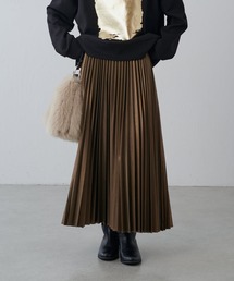 Lui's | フェイクレザープリーツスカート(スカート)